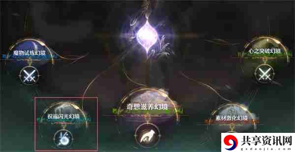 无限暖暖祝福闪光幻境幽灵列车试炼在哪