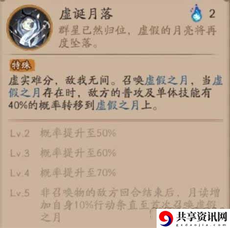 新式神月读技能介绍 角色培养全方位攻略