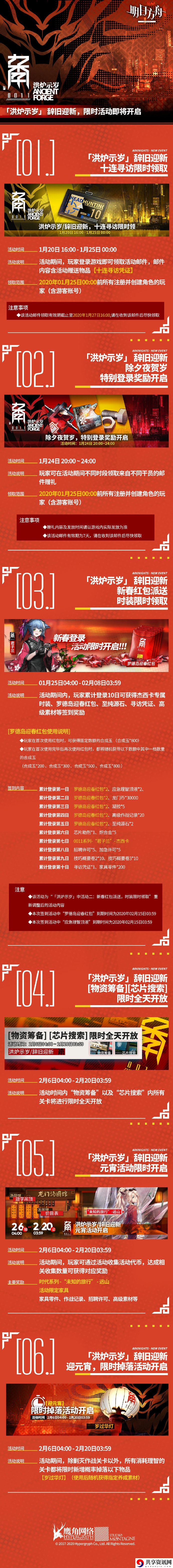 明日方舟春节活动预告- 洪炉示岁活动玩法详解