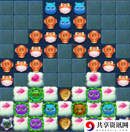 开心消消乐1717关怎么过-开心消消乐1717关三星攻略