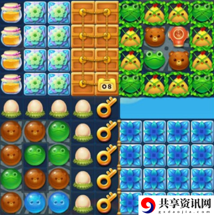 开心消消乐1628关怎么过-开心消消乐1628关三星攻略