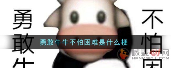 勇敢牛牛不怕困难是什么意思 勇敢牛牛不怕困难是什么梗