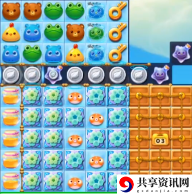 开心消消乐1464关怎么过-开心消消乐1464关三星攻略