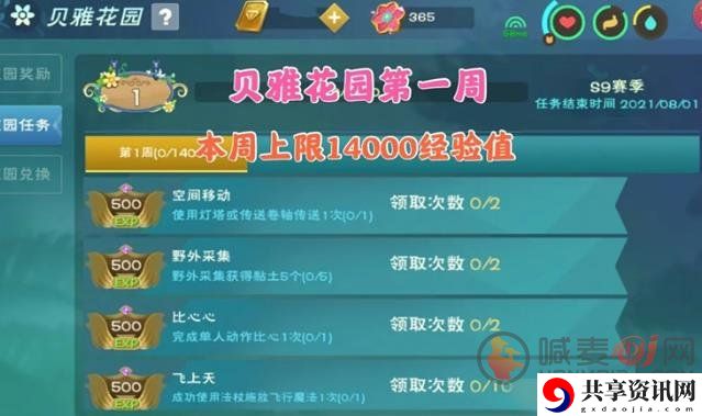 创造与魔法S9贝雅花园任务奖励 S9贝雅花园奖励介绍
