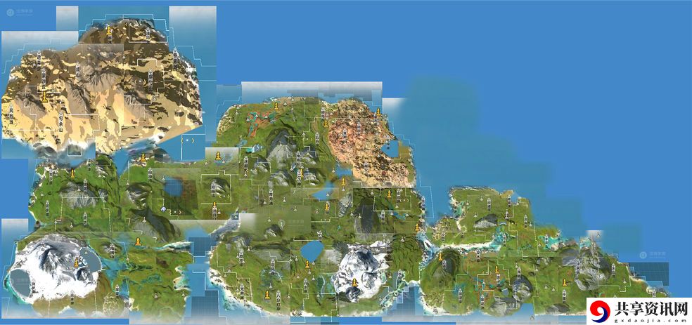 妄想山海地图大全